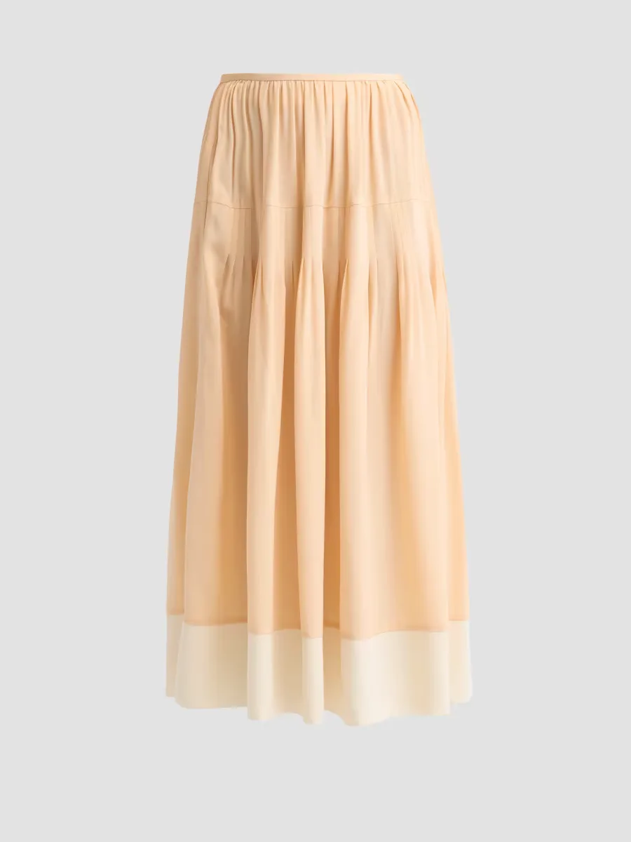 Yvette Silk Midi Skirt by Ulla Johnson