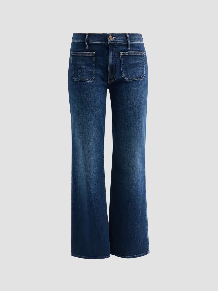 Lil Patch Pocket Mid-Rise Jeans by MOTHER
