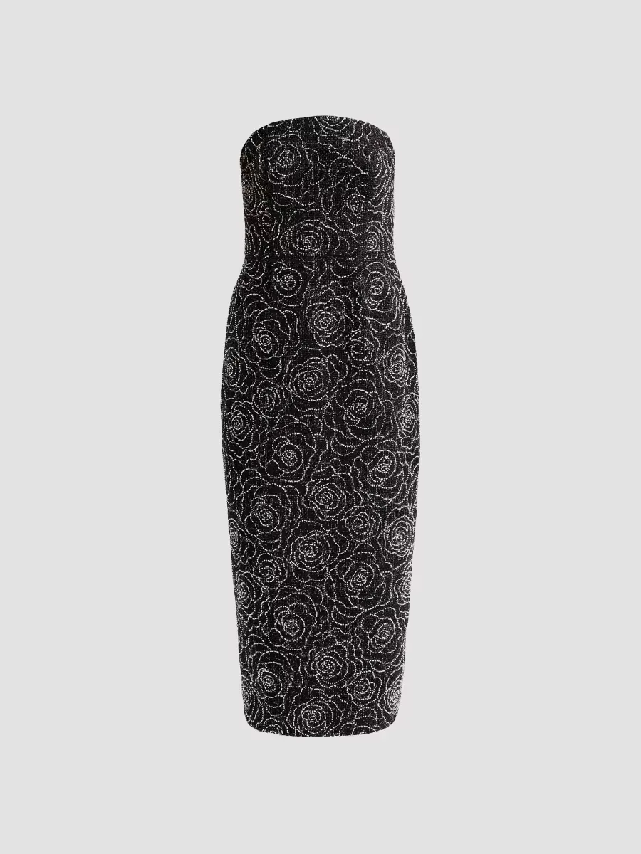 Kait Beaded Midi Dress by Milly