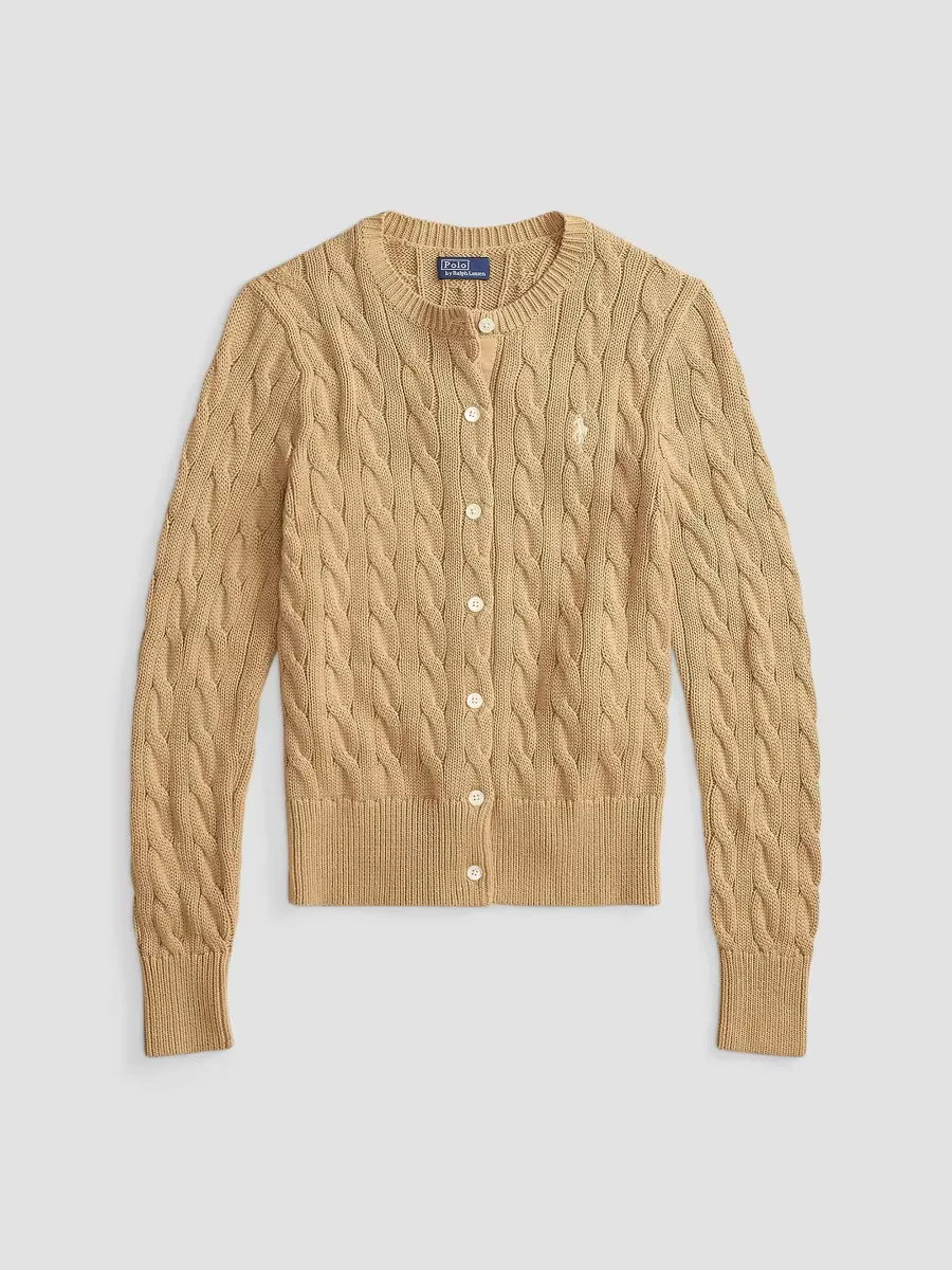 Cable-Knit Cotton Cardigan by Polo Ralph Lauren