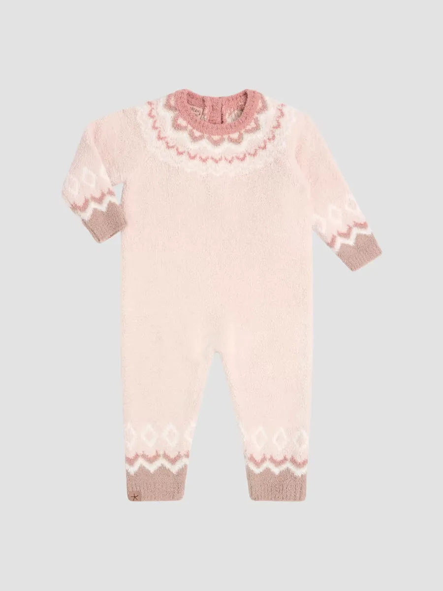 Cozychic Cable Fairisle Coveralls by Barefoot Dreams