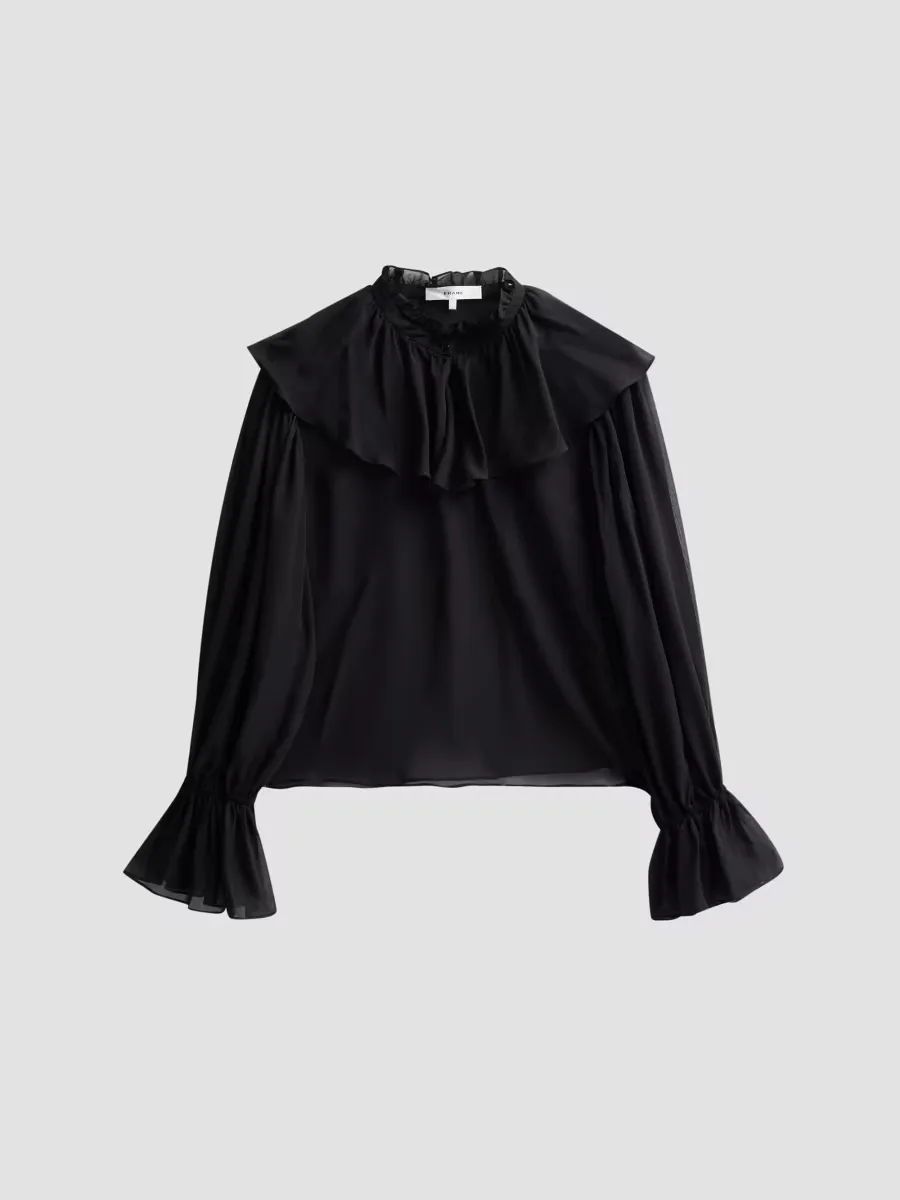 The Soire Silk Blouse by FRAME