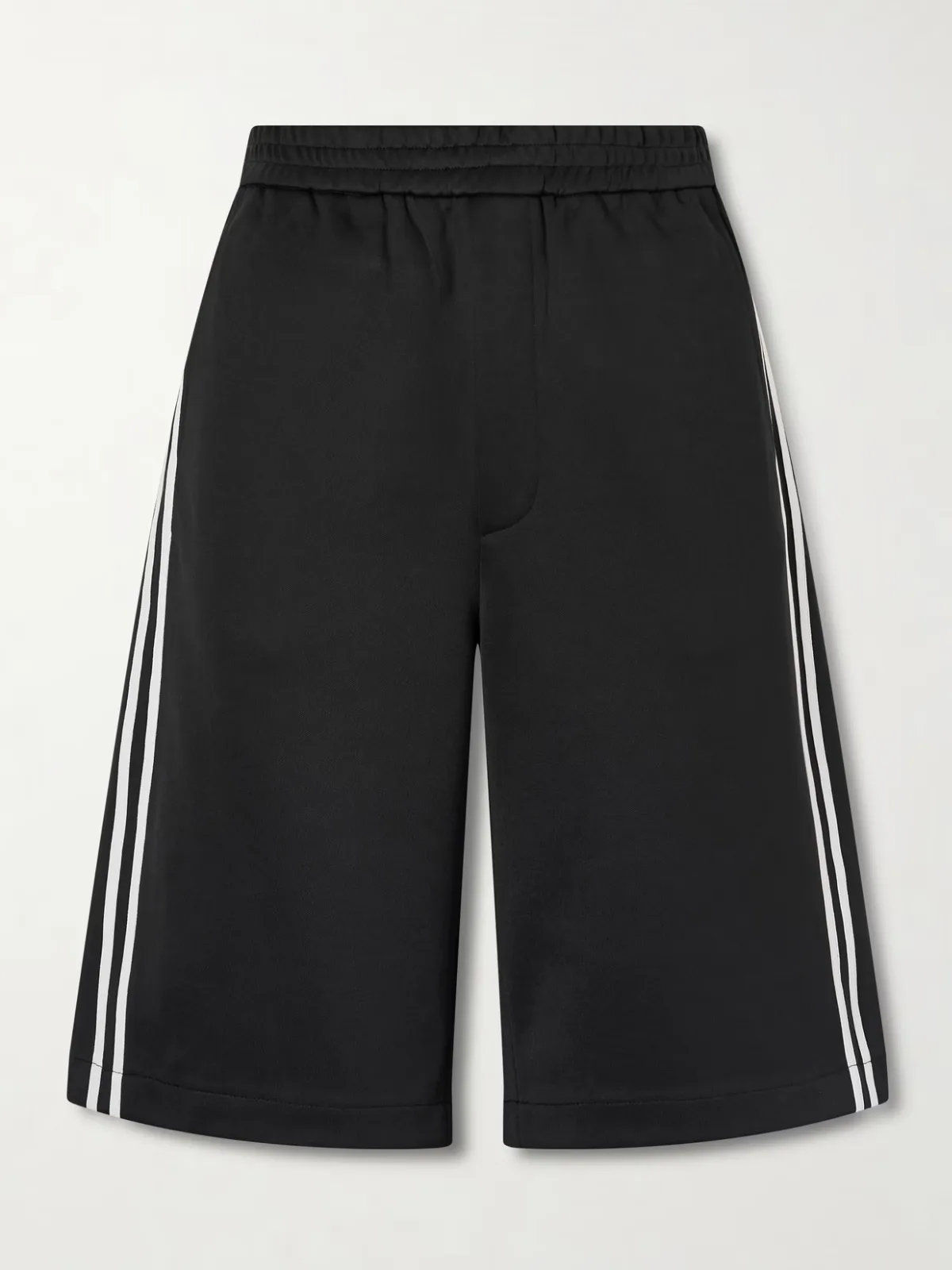 - Active Striped Jersey Shorts -