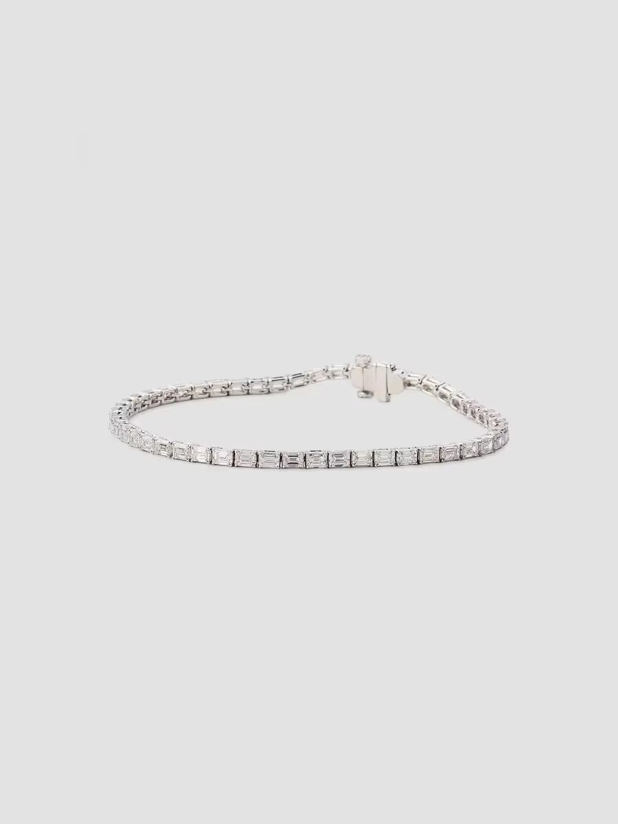 Platinum & 5.50 TCW Diamond Tennis Bracelet