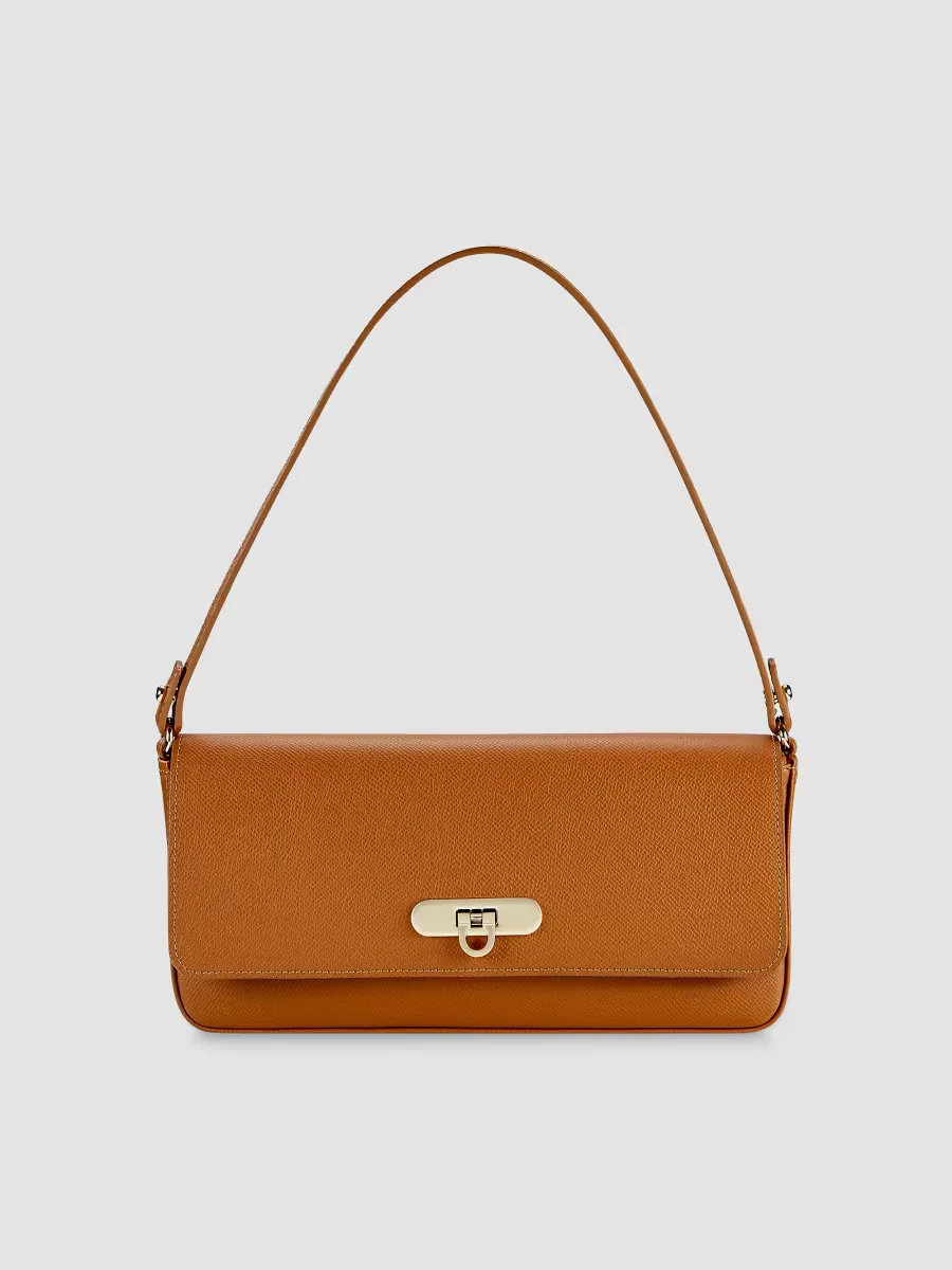 Audrey Leather Shoulder Bag by GiGi New York