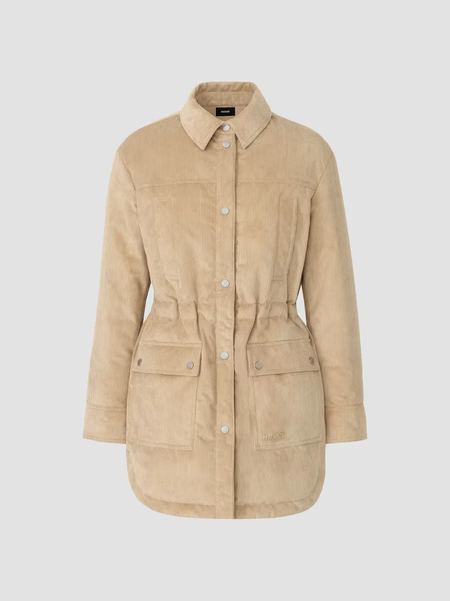 Kaethe Corduroy Shirt Jacket by Mackage
