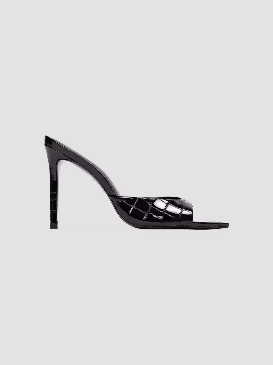 Brea 100MM Croc Mule Sandals