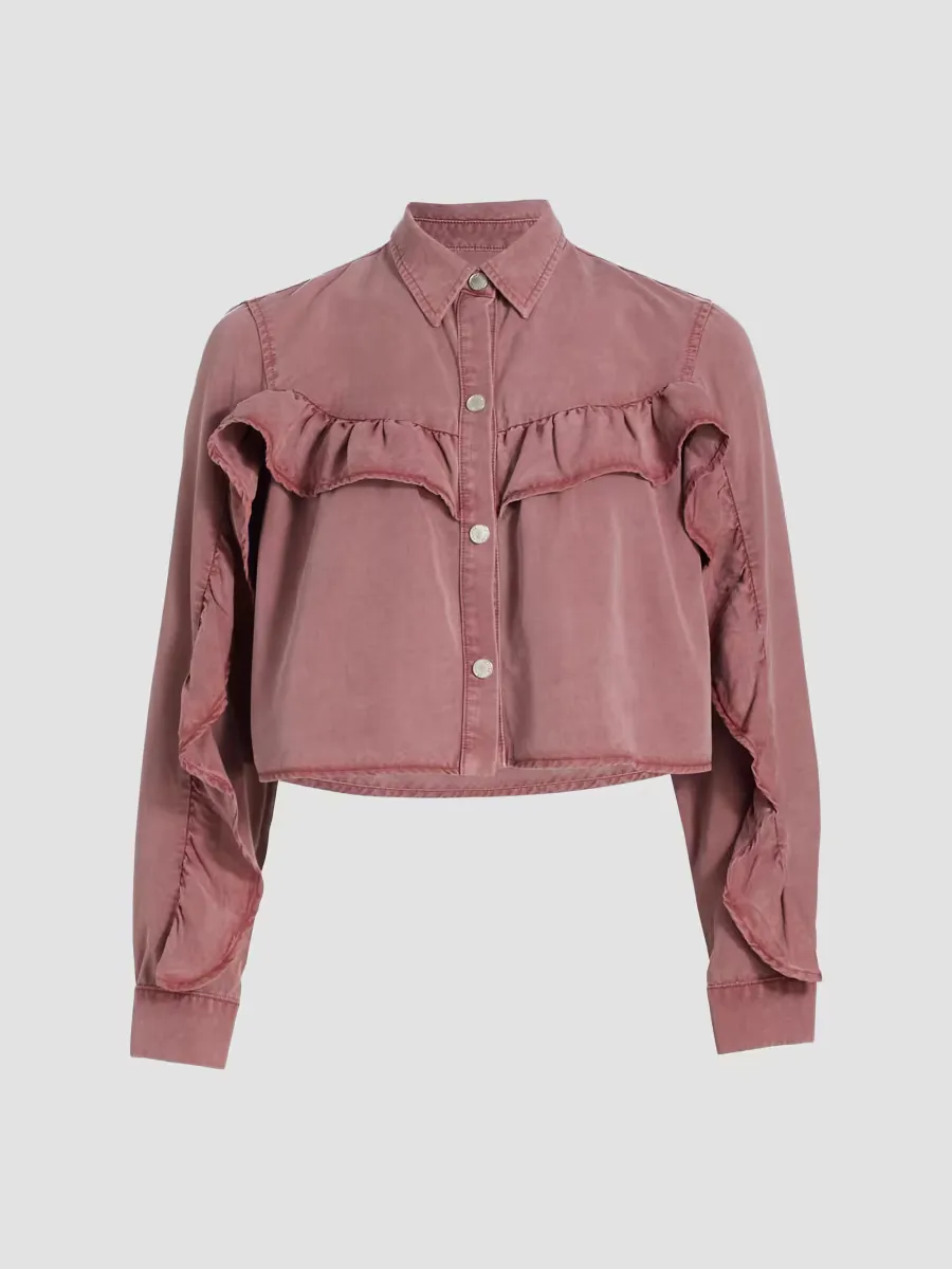 Nina Cropped Denim Jacket by Le Jean