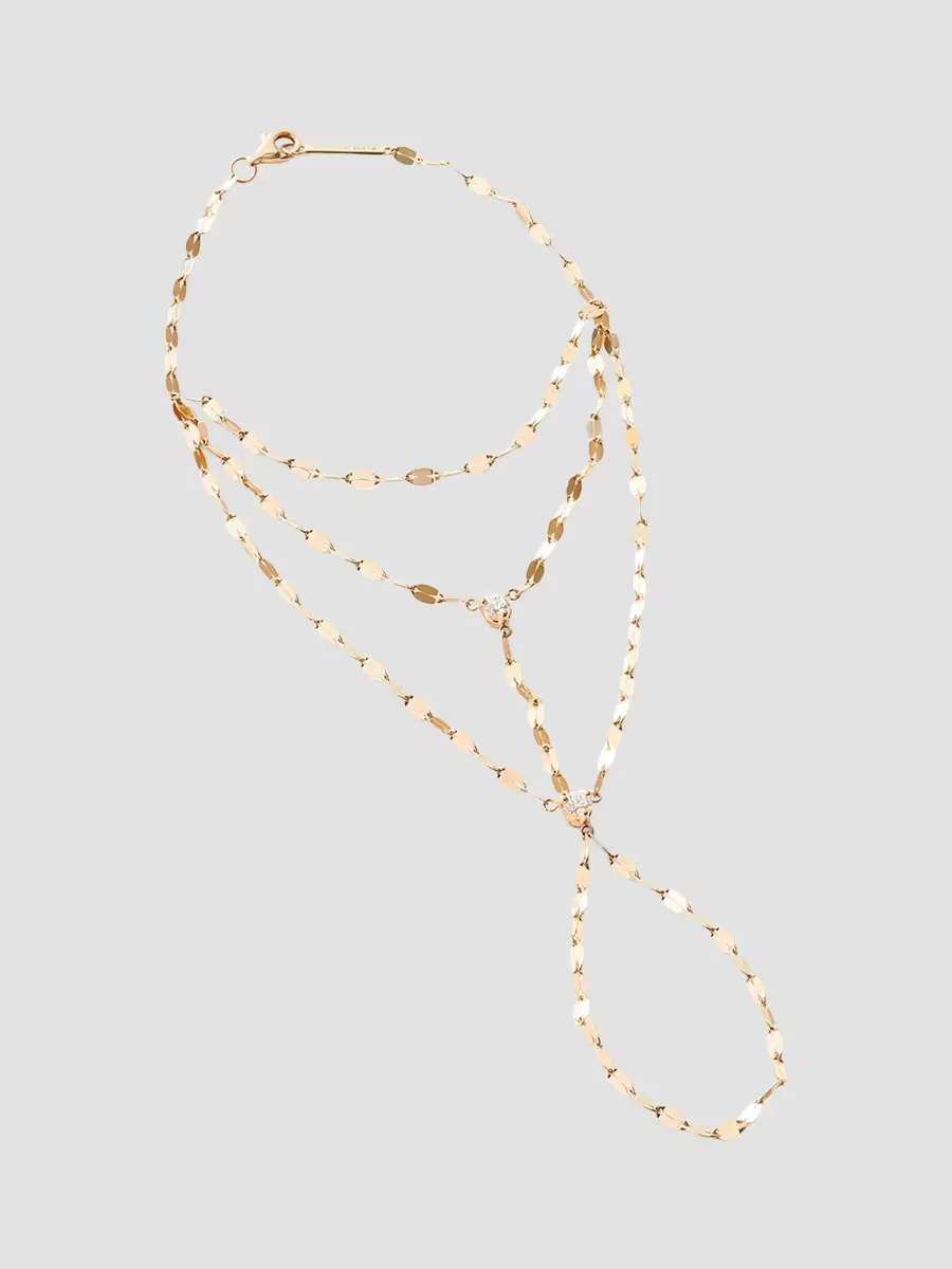 Double Diamond Mega Gloss Blake Multi-Strand Hand Lariat by Lana