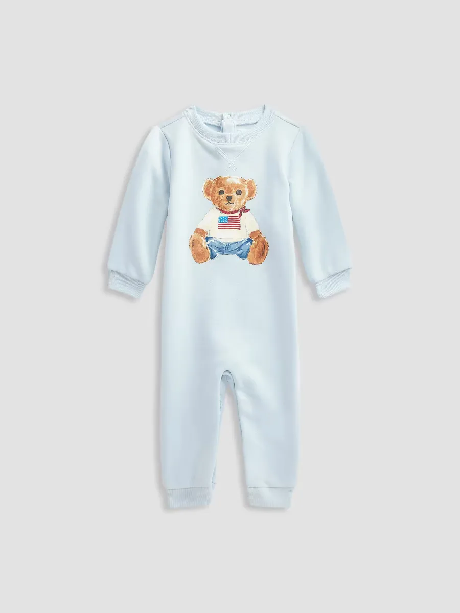Polo Bear Fleece Coveralls by Polo Ralph Lauren