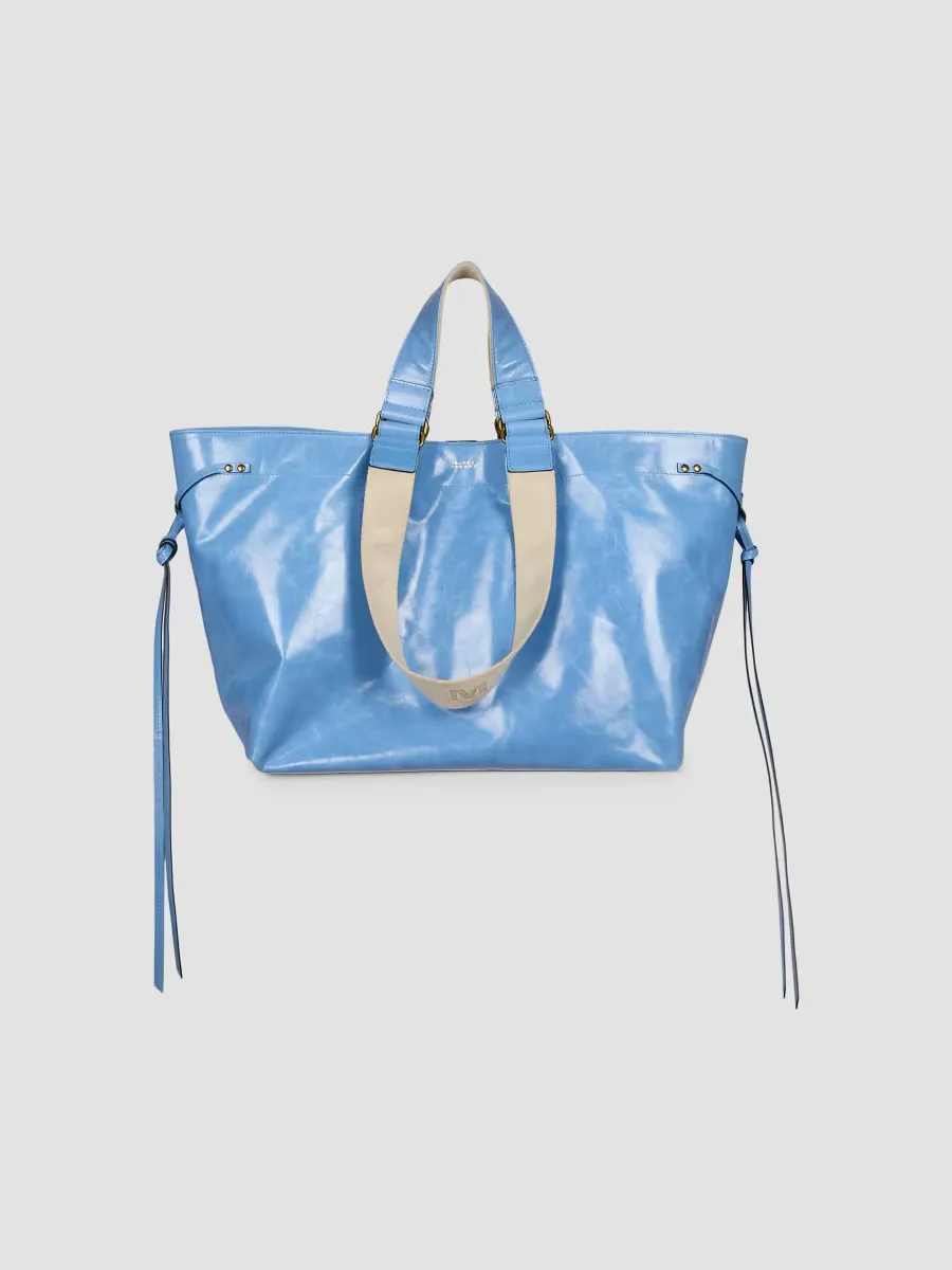 Wardy Leather Tote by Isabel Marant