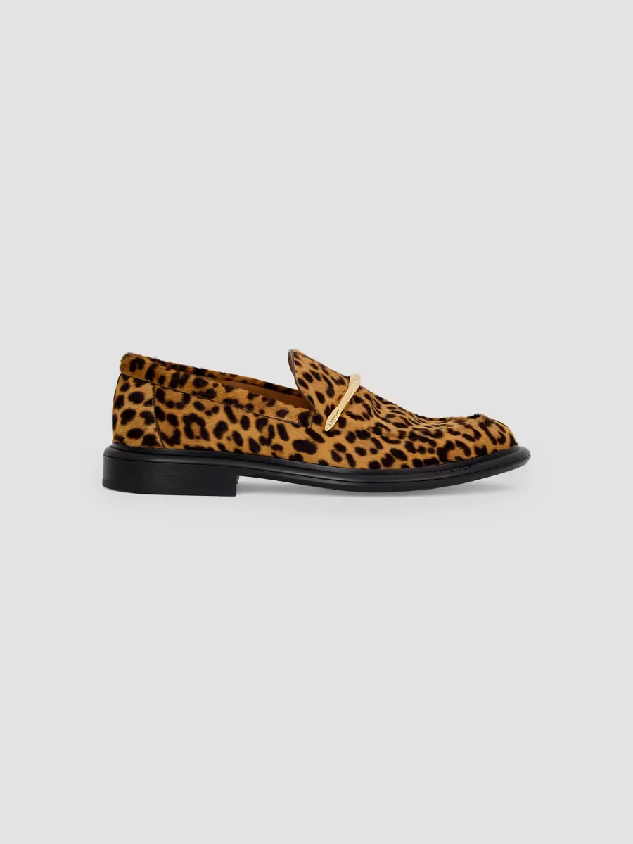 Pinch Loafers in Leopard-Effect Pony Leather by GIVENCHY