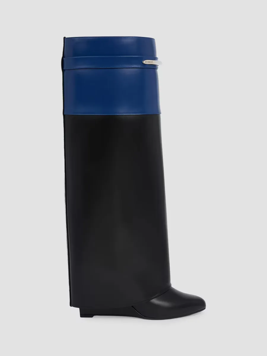 Shark Pinch Bicolor Boots in Leather by GIVENCHY