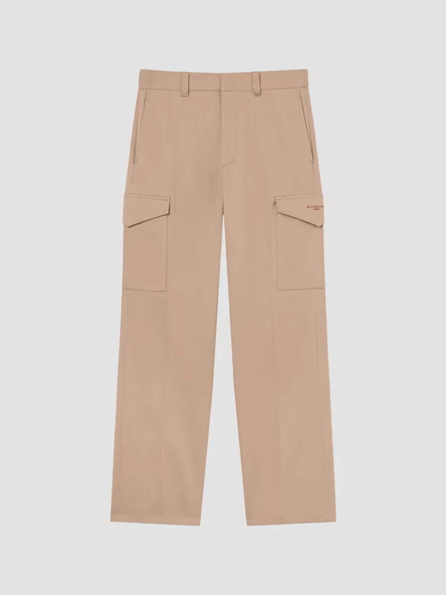 Straight Fit Cargo Pants in Cotton by GIVENCHY