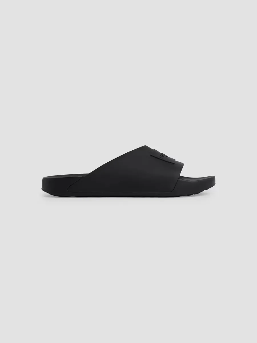Label Slide Mules in Rubber by GIVENCHY