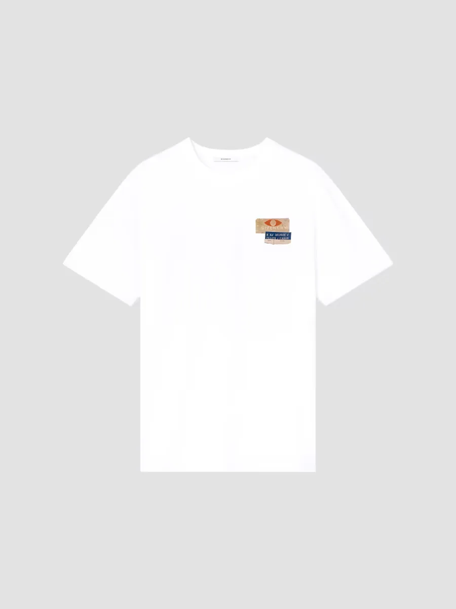 T-Shirt in Cotton with Reverse Beauty Print by GIVENCHY