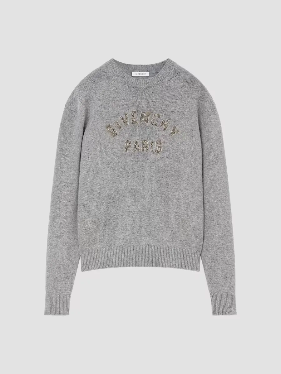 Sweater in Wool and Cashmere with Sequins by GIVENCHY