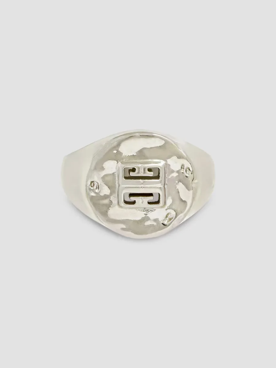 4G Signet Ring in Metal by GIVENCHY