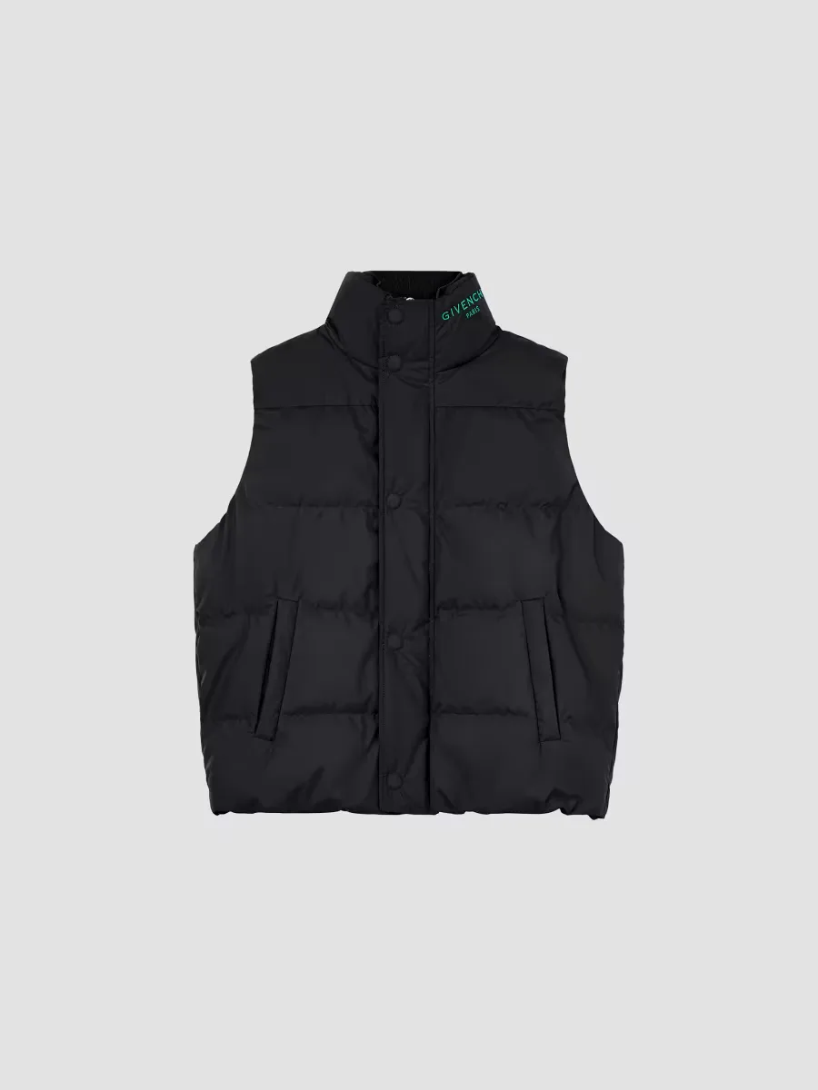Sleeveless Gilet with Embroidery