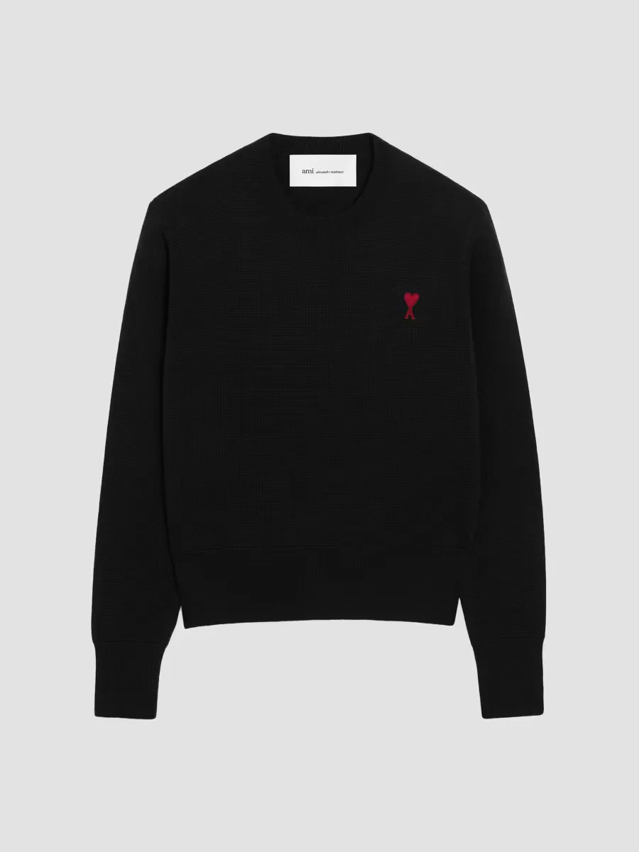 Ami De Coeur Crewneck Sweater by AMI Paris