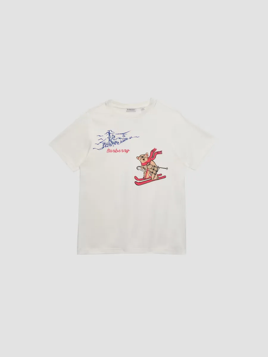 Ski Thomas Bear T-Shirt by Burberry