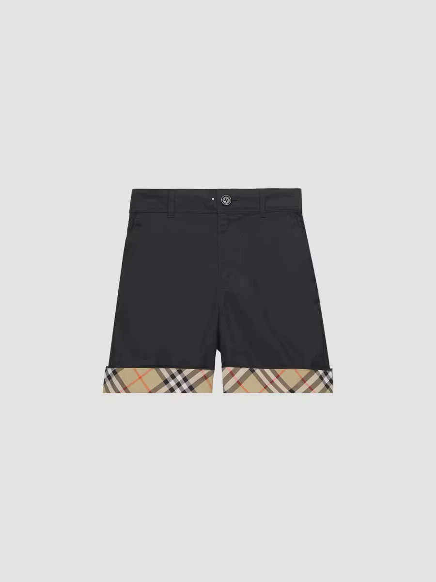 Check-Trimmed Shorts by Burberry