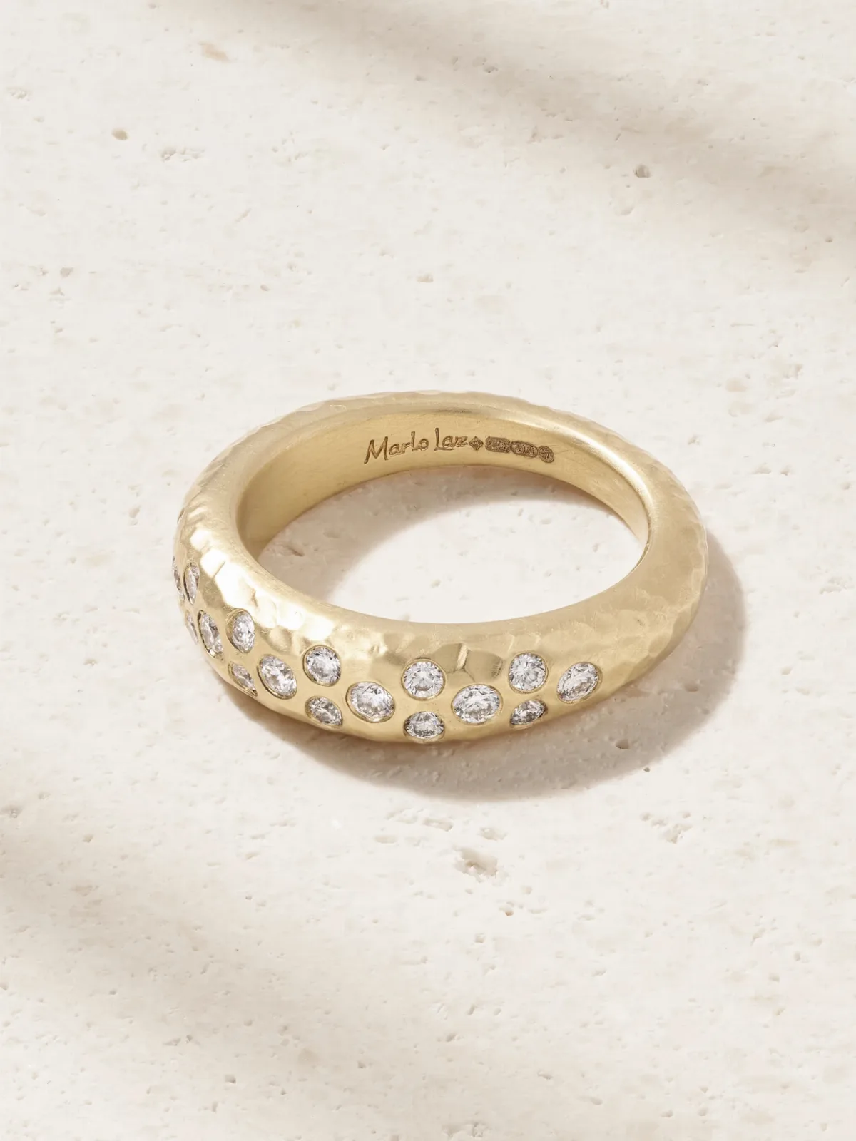 - The Sire 14-karat Gold Diamond Ring -