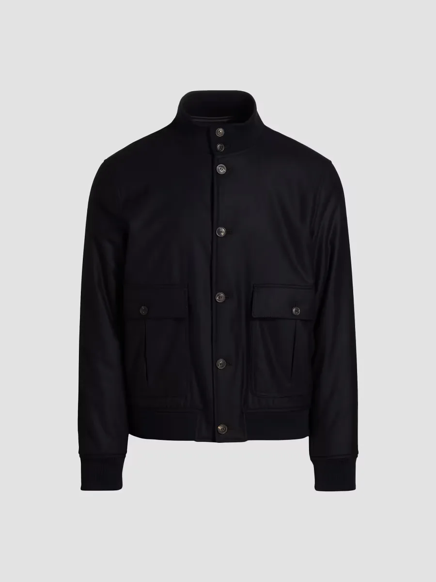 Emporio Armani Wool Bomber Jacket