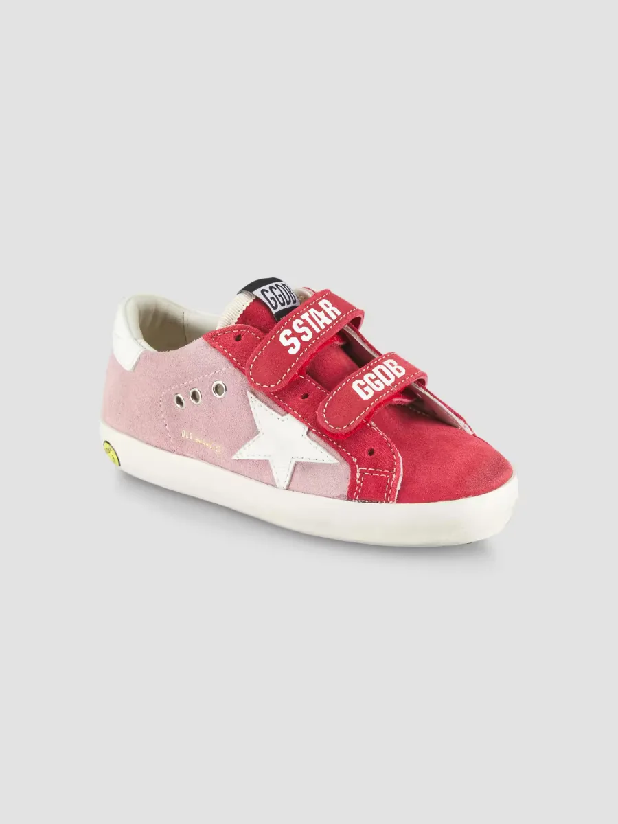Old School Two-Tone Suede Sneakers by Golden Goose