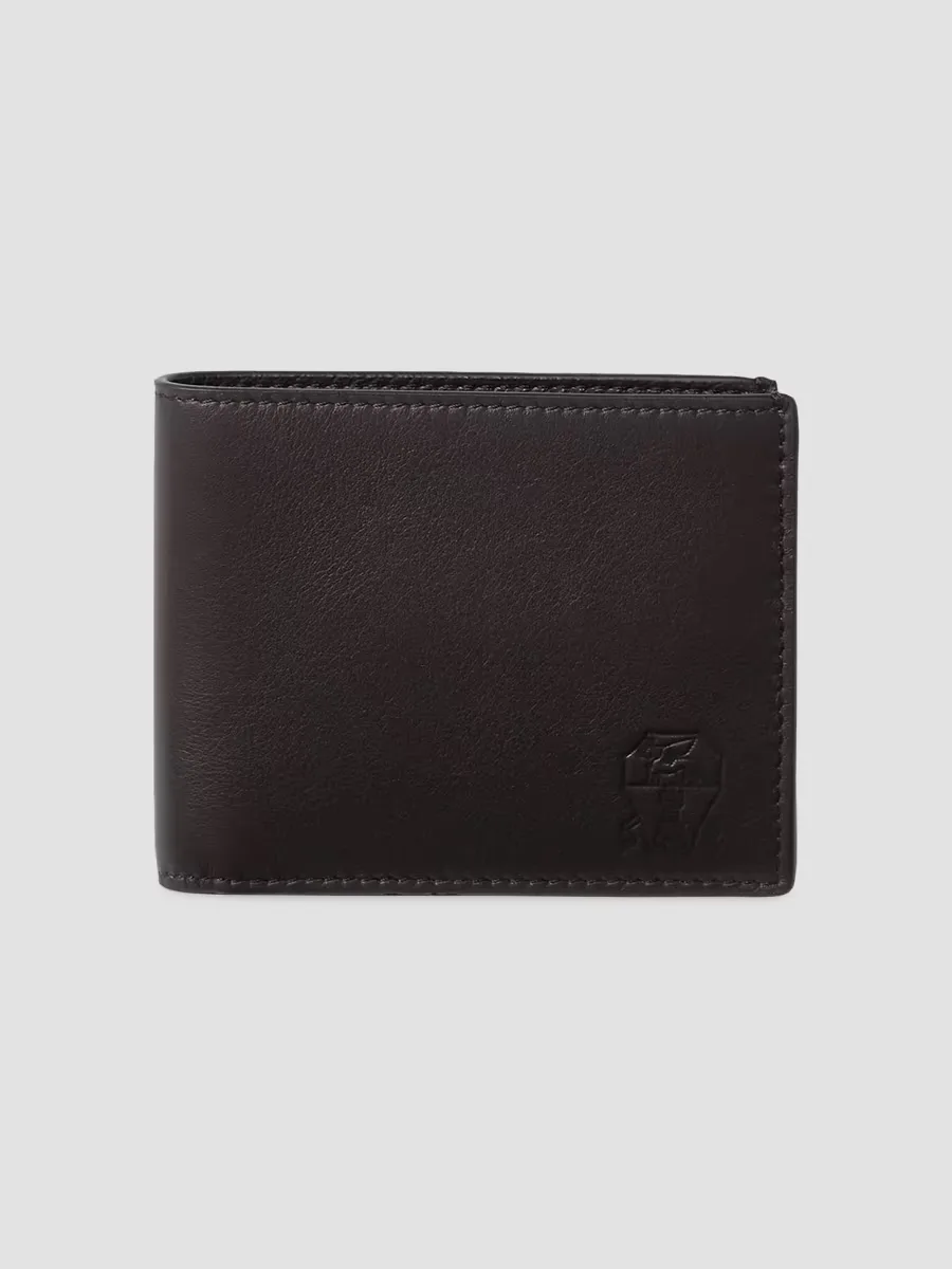 Smooth Calfskin Wallet by Brunello Cucinelli