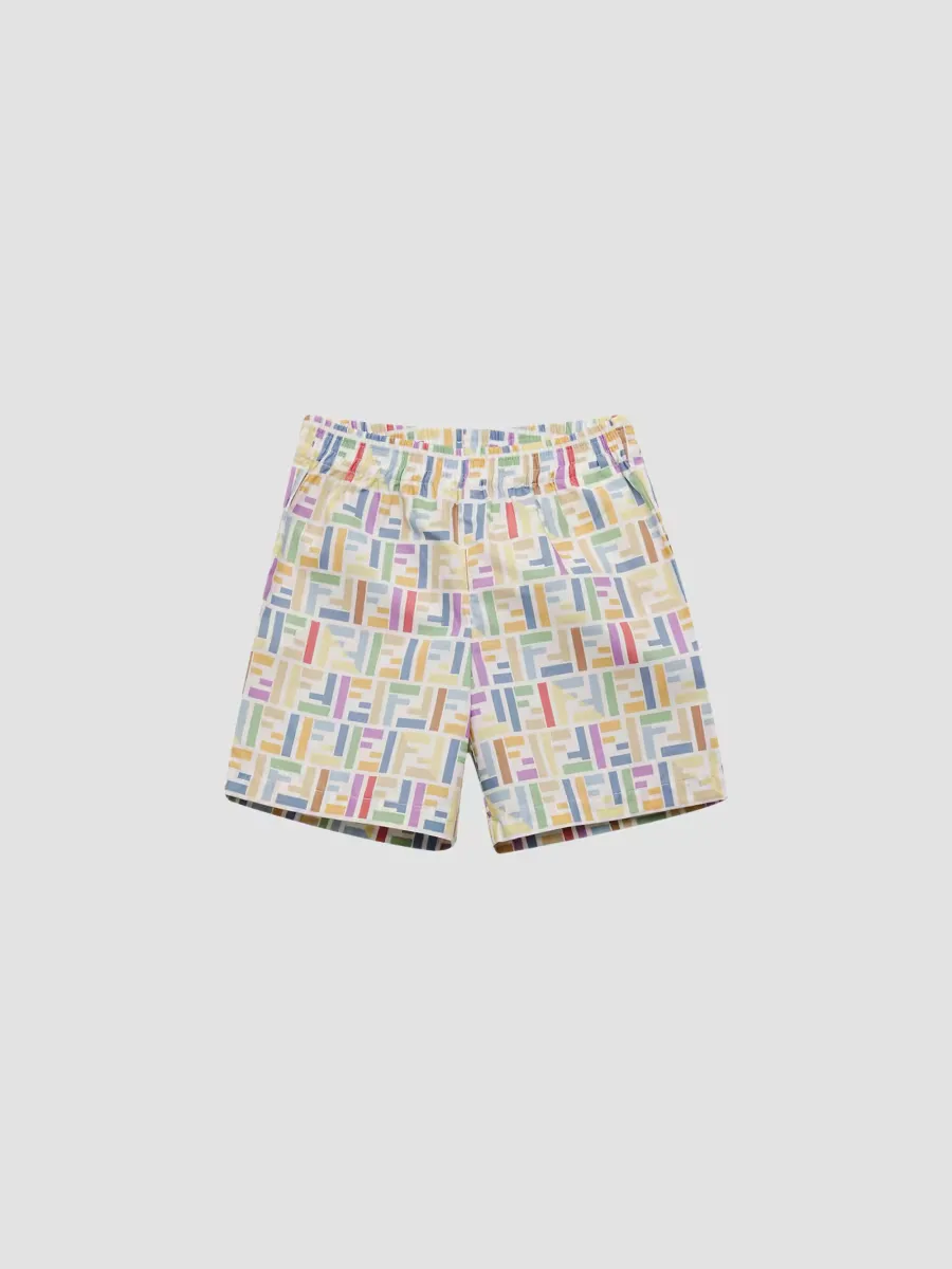 Multicolor FF Shorts by FENDI