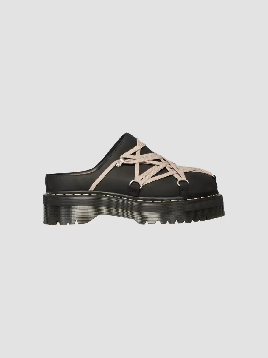 Dr. Martens x Rick Owens Quad-Sole Megalace Mule by Rick Owens