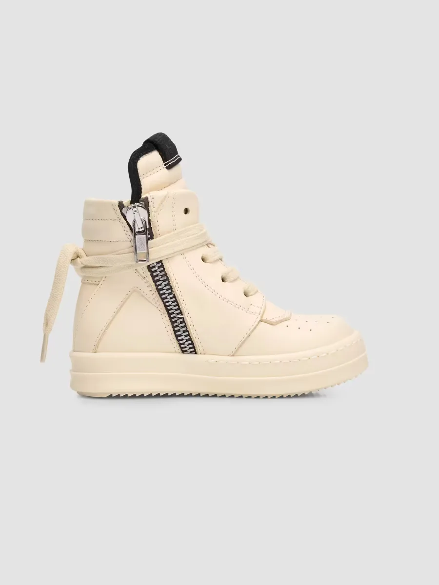 Geobaskets Leather High-Top Sneakers by Rick Owens