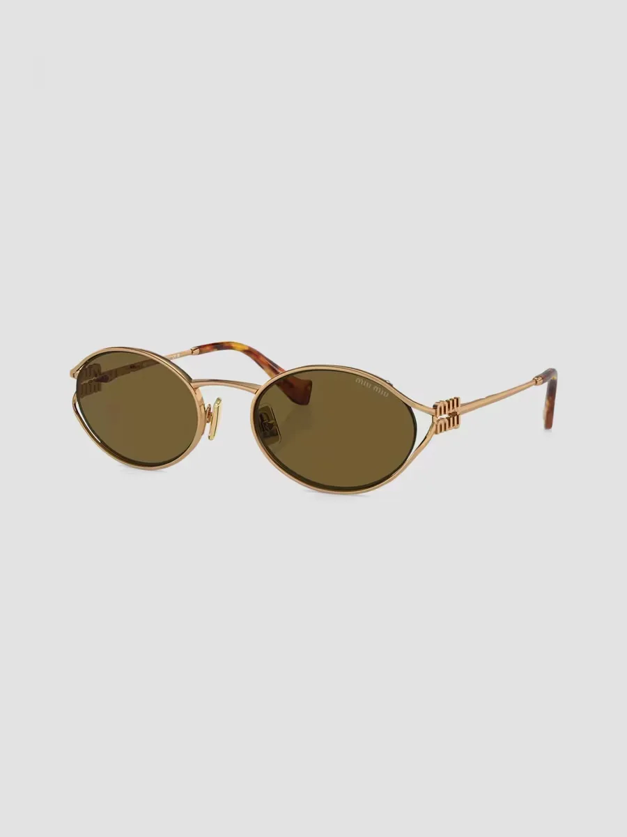 MU 52YS Oval Sunglasses by Miu Miu