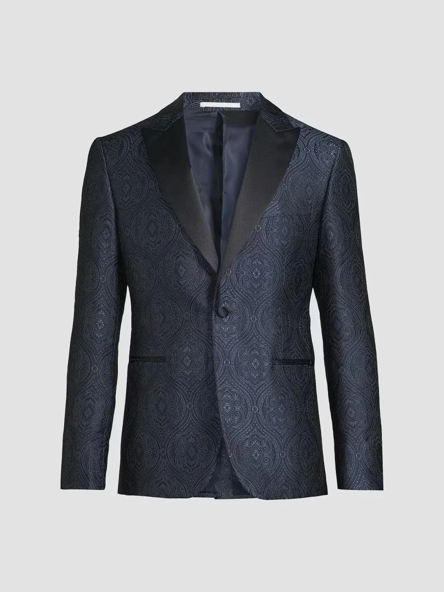 Paisley Silk-Blend Single-Breasted Dinner Jacket by Pal Zileri