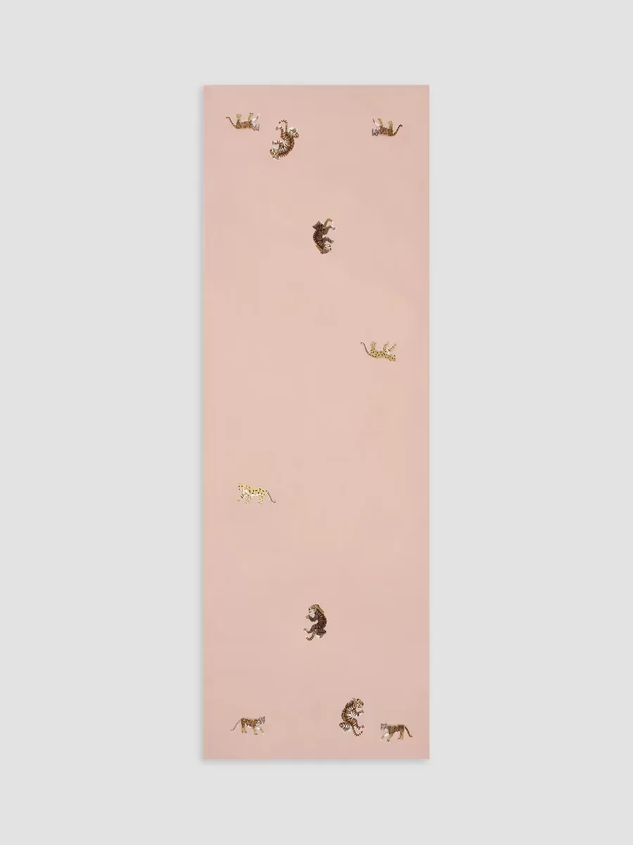 Glamour Safari Animal-Print Merino Wool Scarf by Janavi