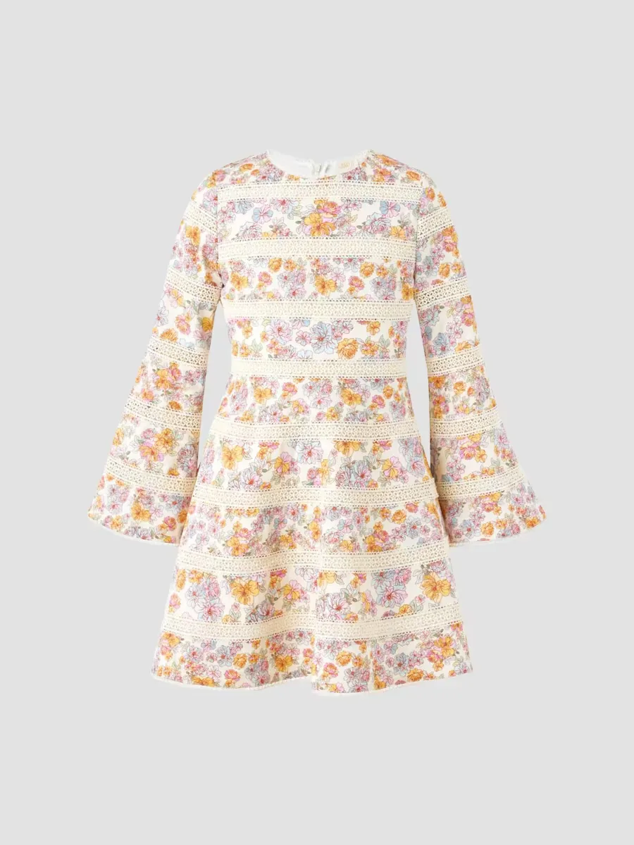 Golden Hour Posie Cotton Mini Dress by Marlo