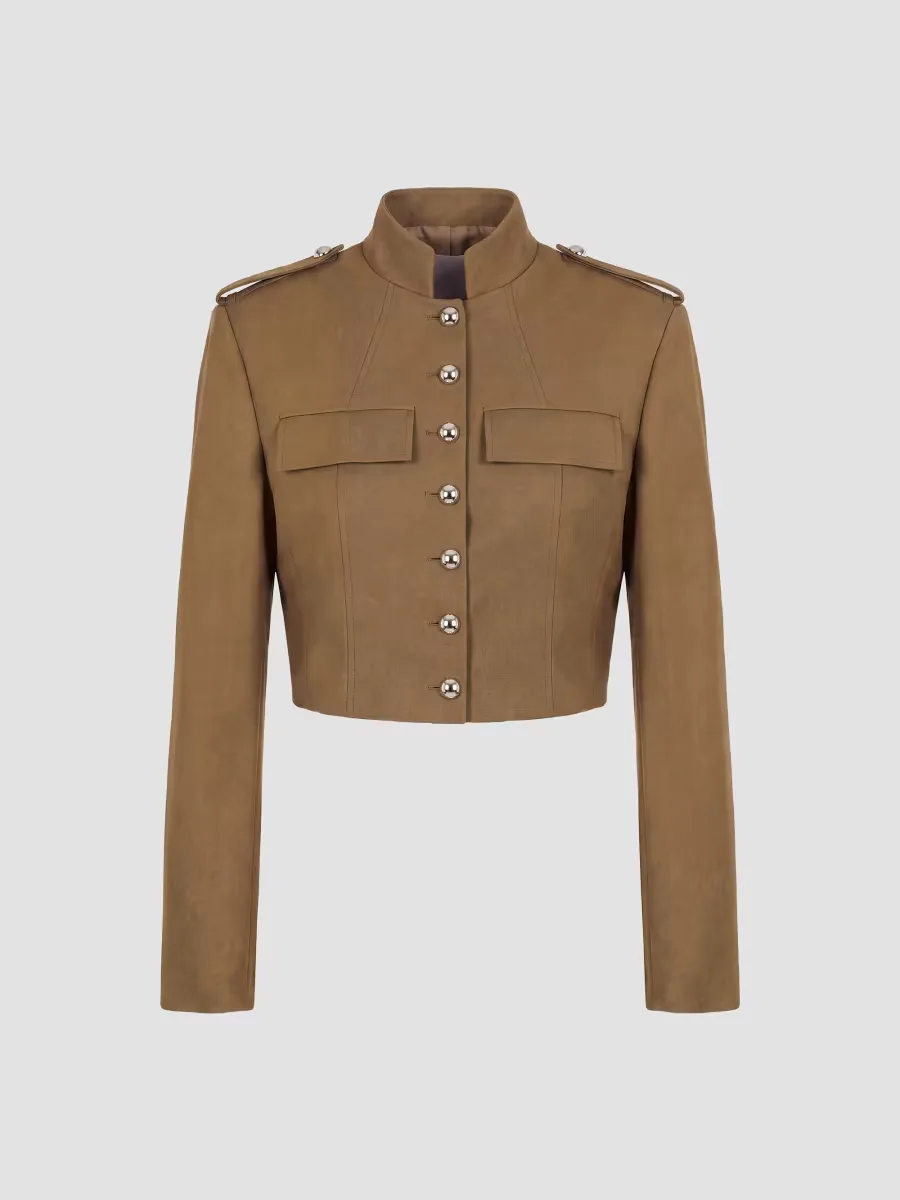 Tamsin Cropped Military Jacket by NICHOLAS
