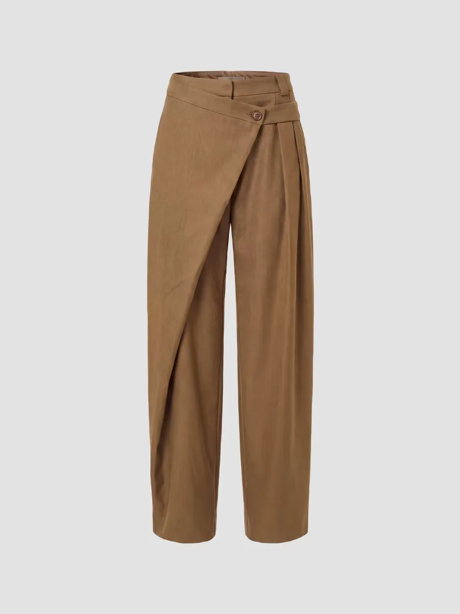 Orla Twill Wrap Pants by NICHOLAS