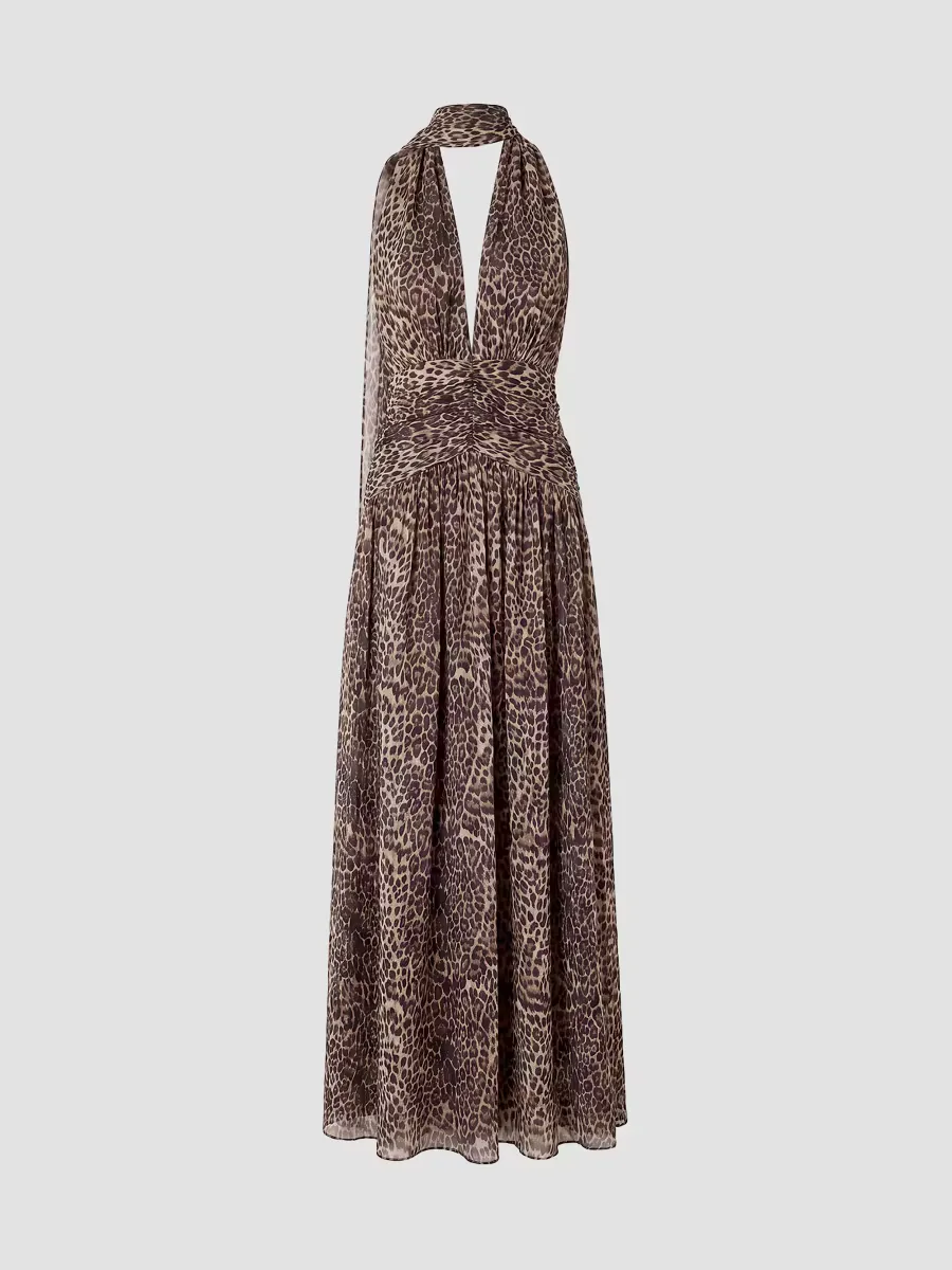 Arella Jersey Halter Maxi Dress by NICHOLAS