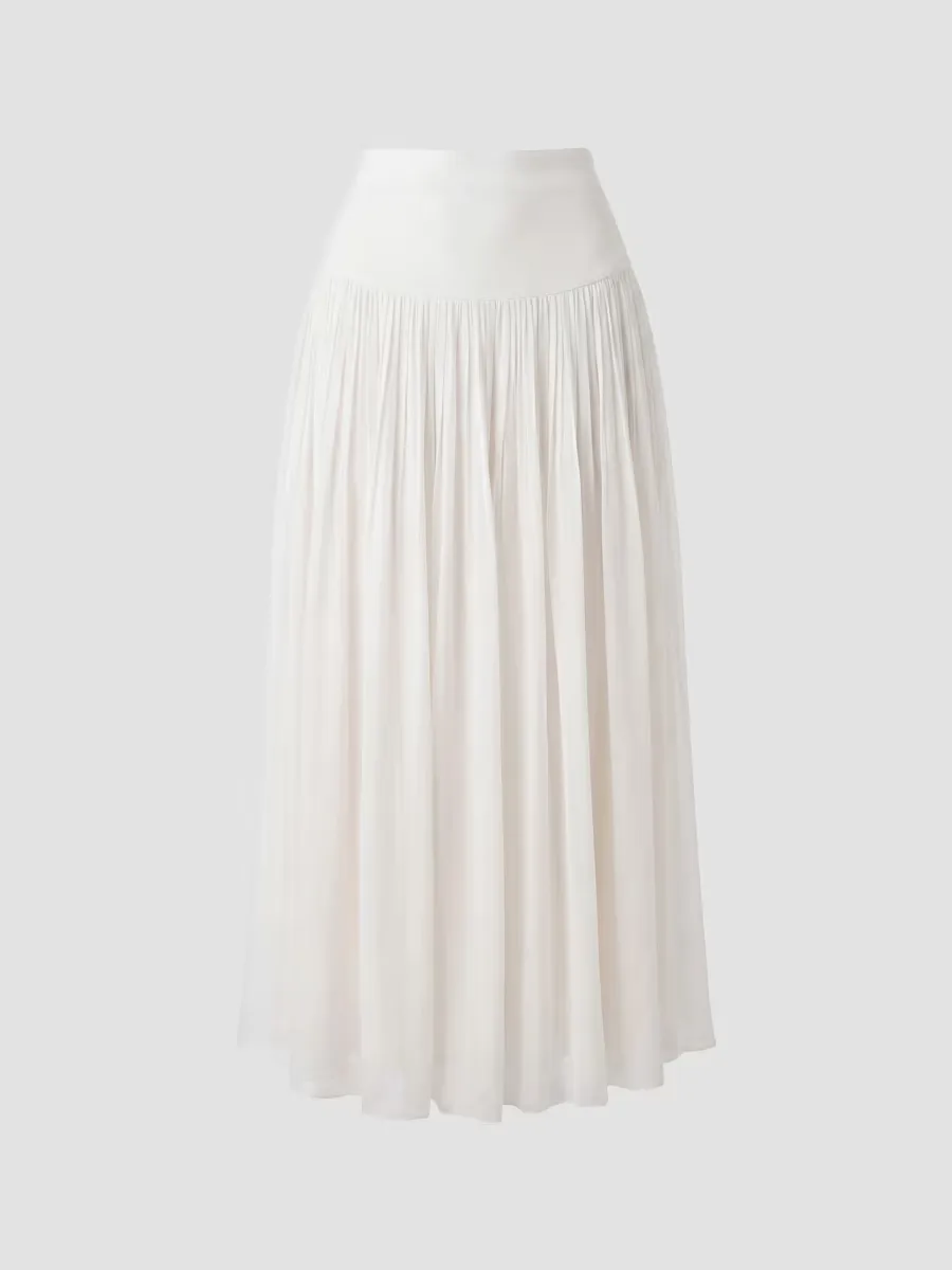 Tani Godet Maxi Skirt