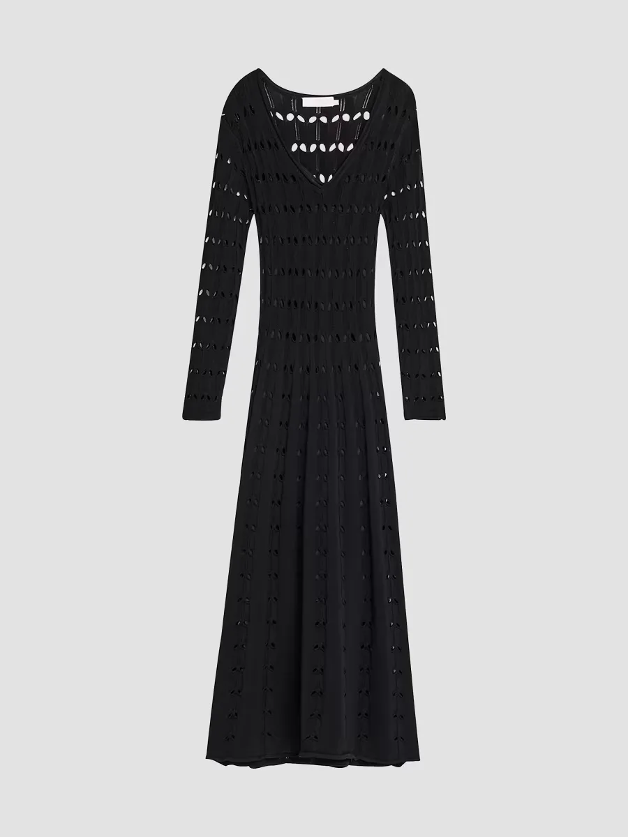 Rhiannon Pointelle-Knit Maxi Dress by Zimmermann