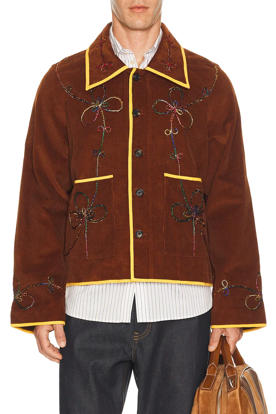 Cactus Couching Jacket by Bode