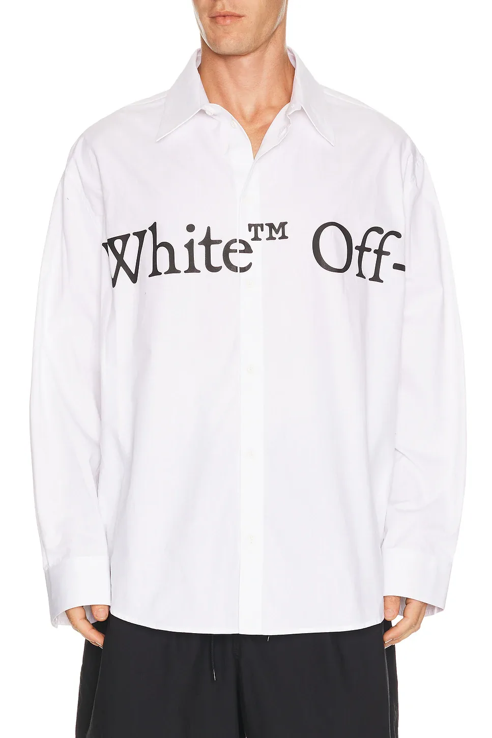 Bookish Scarf Poplin Overshirt by Off-White