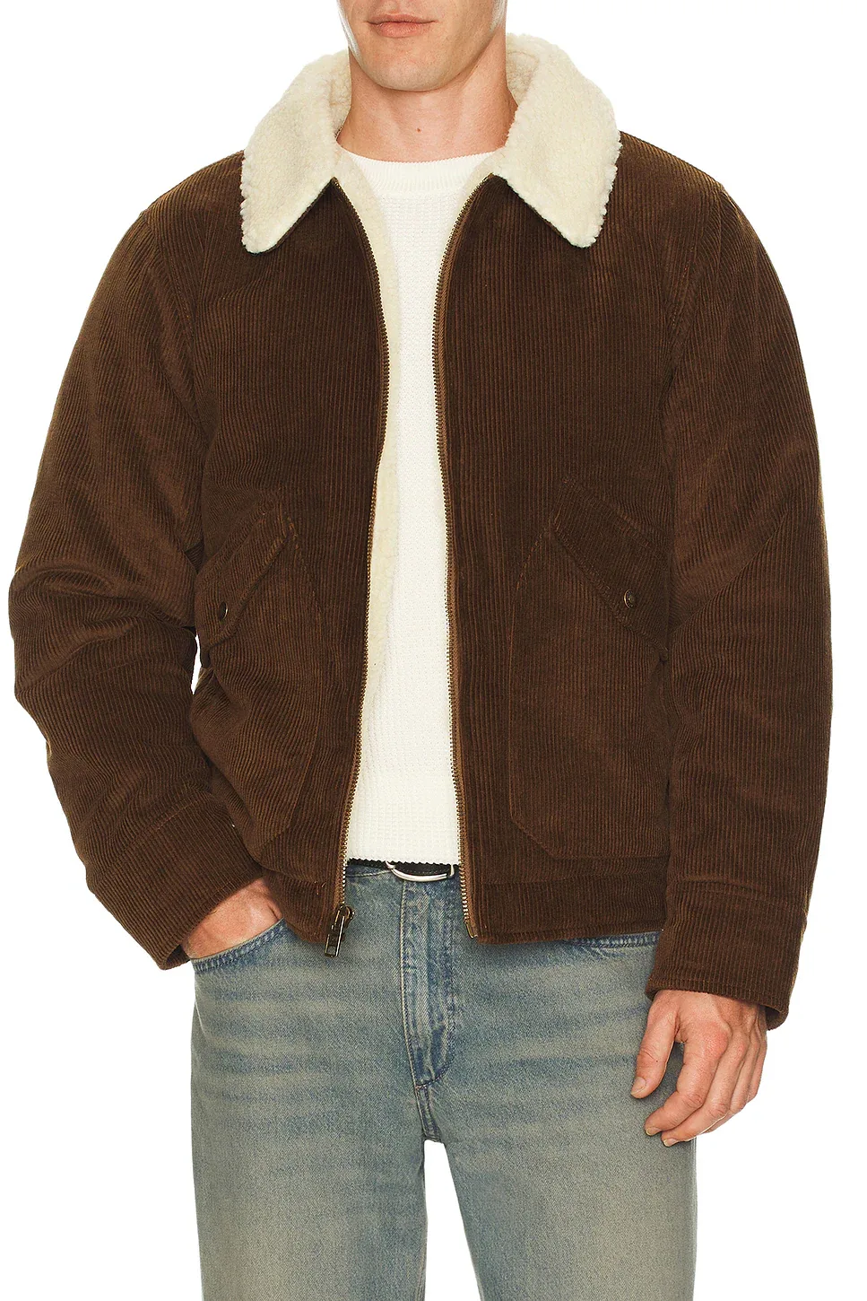 Corduroy Delivery Jacket by Schott