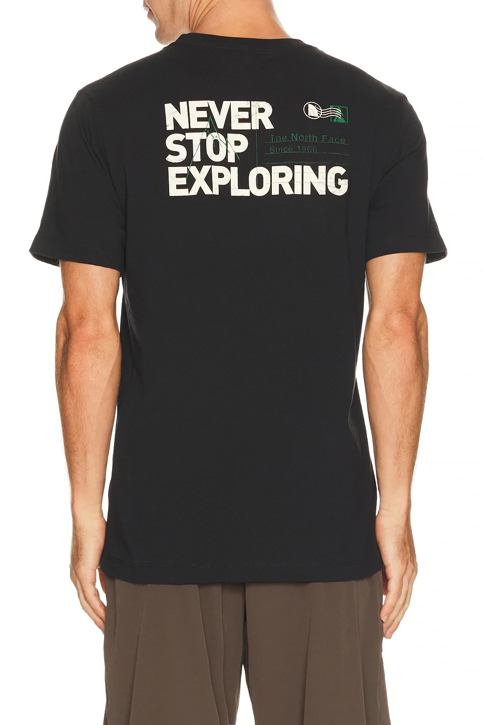 Never Stop Postcard Regular Short Sleeve Tee by The North Face