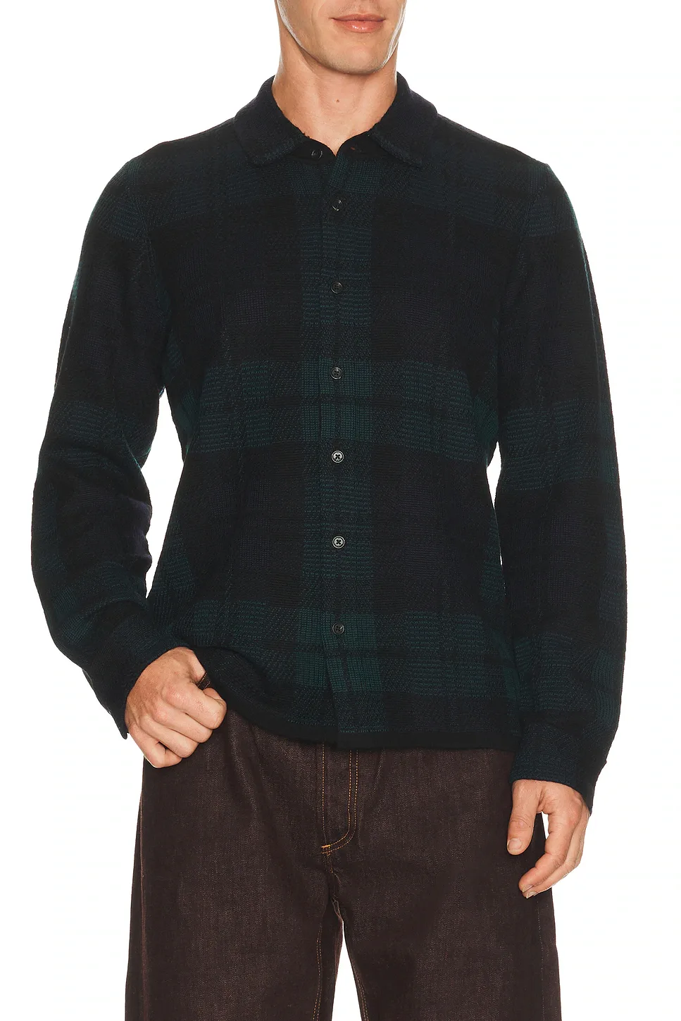 Knit Plaid Dalton Shirt by rag & bone