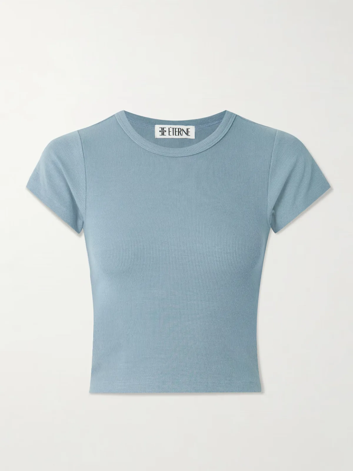 - Chloe Ribbed Stretch-jersey T-shirt -
