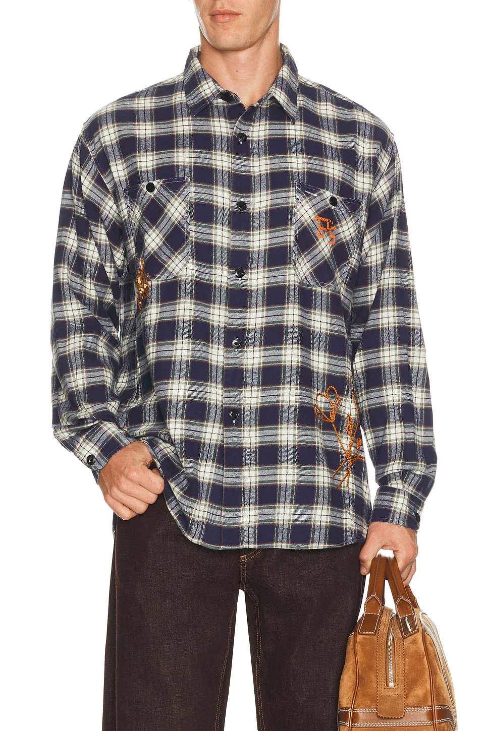 Rip Ps Check Flower Shirt by Presidents