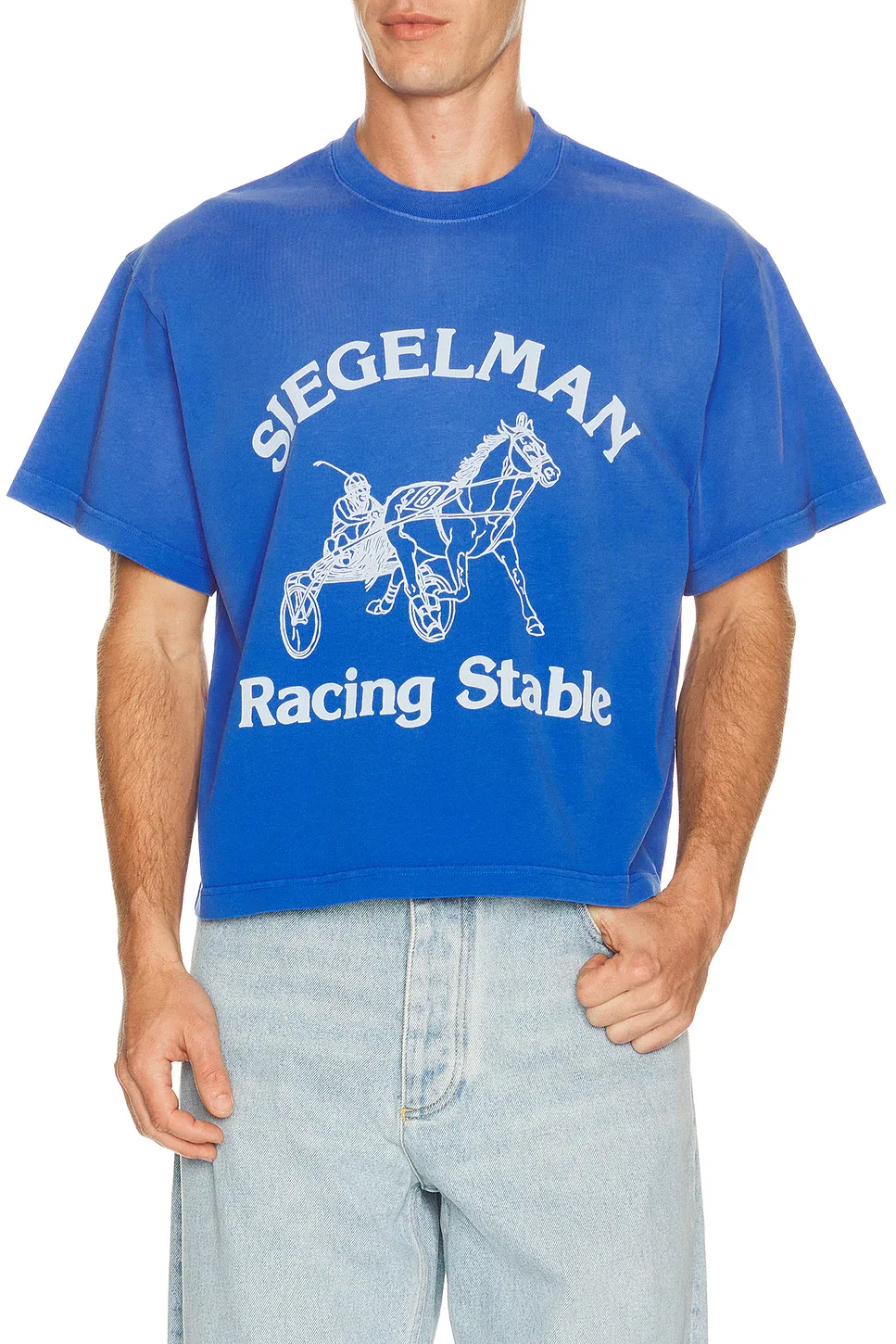 Racing Stable Boxy Tee by Siegelman Stable